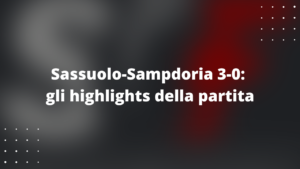Sassuolo-Sampdoria