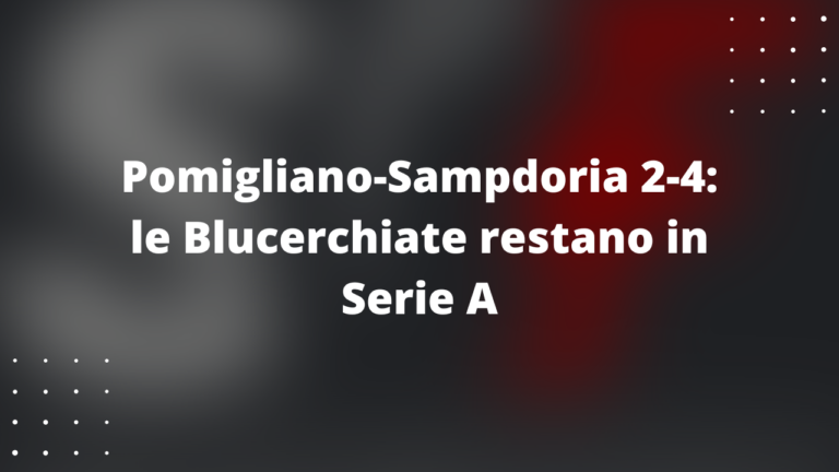 Pomigliano-Sampdoria