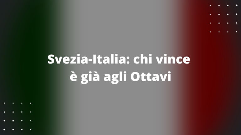 Svezia-Italia