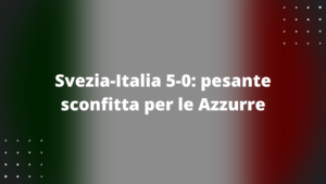 Svezia-Italia