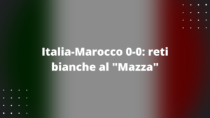 Italia-Marocco