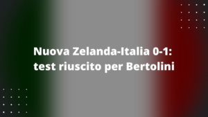 Nuova Zelanda-Italia