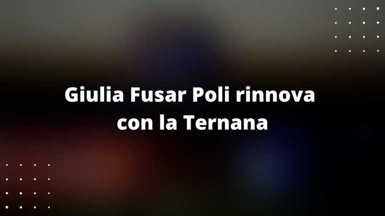 Giulia Fusar Poli