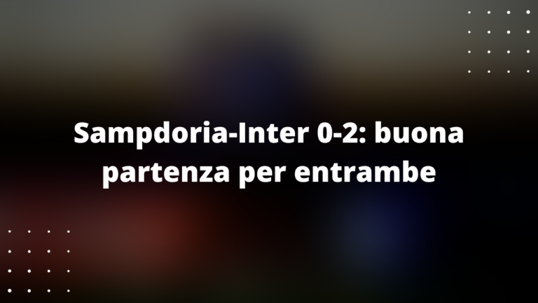 Sampdoria-Inter
