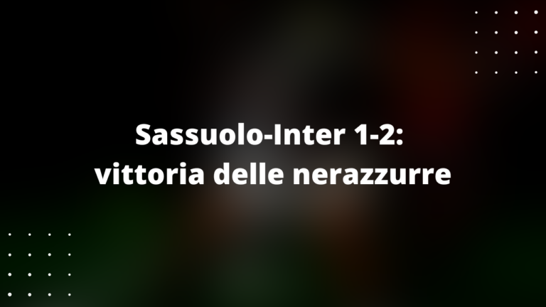 Sassuolo-Inter