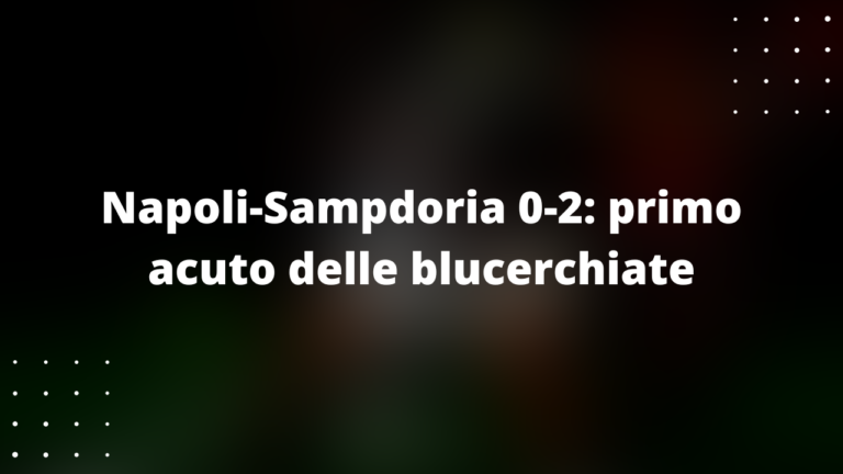 Napoli-Sampdoria