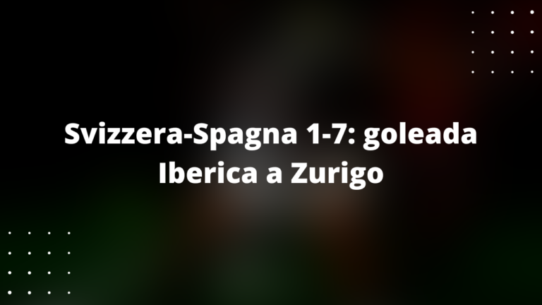 Svizzera-Spagna