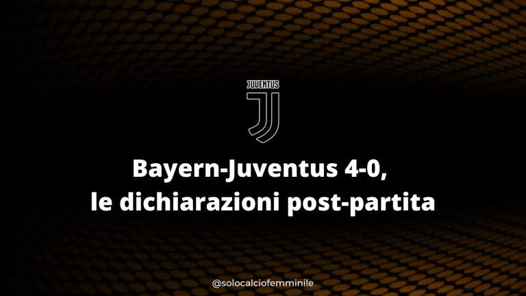 Bayern-Juventus 4-0, le dichiarazioni post-partita