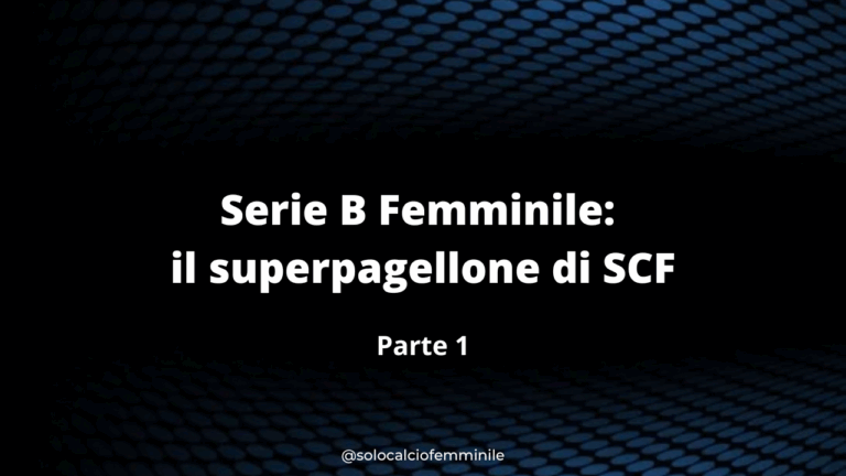 Serie B Femminile: il superpagellone di SCF (parte 1)