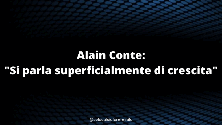 Alain Conte: "Si parla superficialmente di crescita"