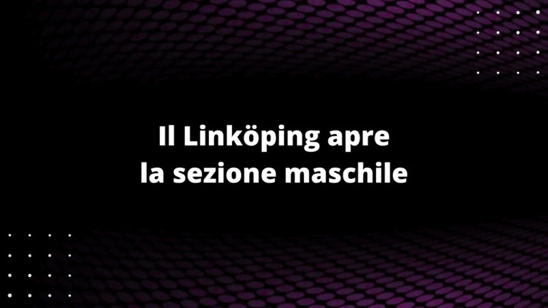 Il Linköping apre la sezione maschile