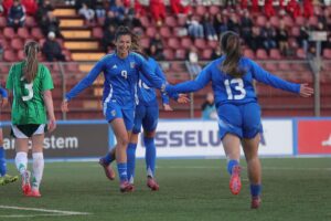 Under 19 Femminile: schiacciante vittoria sull'Irlanda del Nord