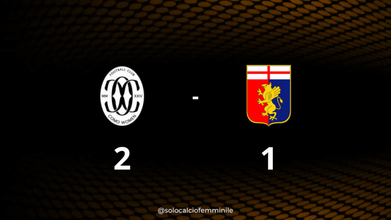 Como Women-Genoa 2-1: a Seregno tre punti con sofferenza