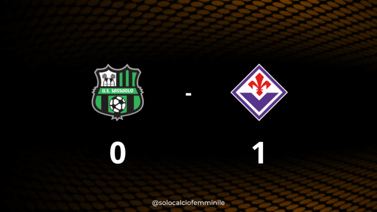 Sassuolo-Fiorentina 0-1: primo clean sheet per le viola
