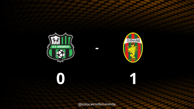 Sassuolo-Ternana 0-1: primi storici tre punti per le umbre