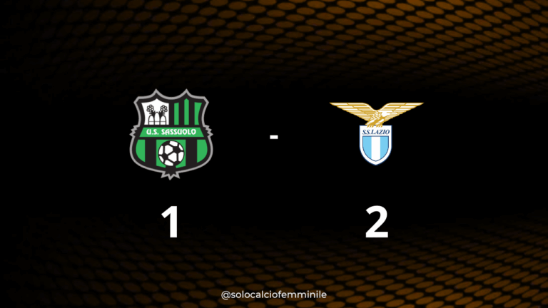 Sassuolo-Lazio 1-2: sette squadre in tre punti