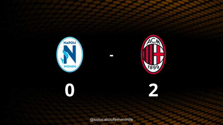 Napoli-Milan 0-2: le rossonere agganciano il terzo posto
