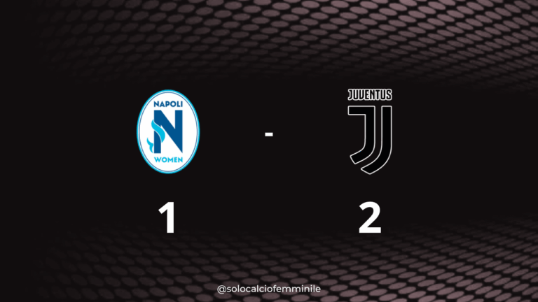 Napoli-Juventus 1-2: sempre Cristiana Girelli, vittoria sofferta ma fondamentale
