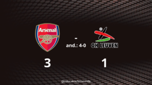 Arsenal-OH Leuven 3-1: derby londinese ai Quarti
