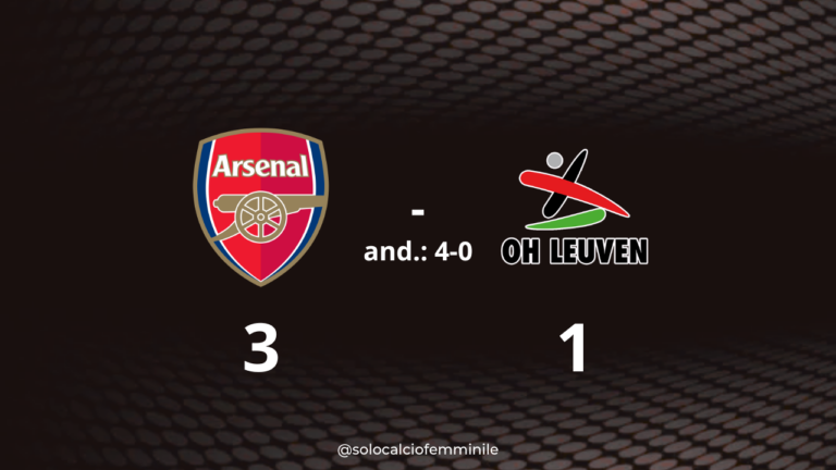 Arsenal-OH Leuven 3-1: derby londinese ai Quarti