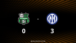 Sassuolo-Inter 0-3: nerazzurre a -4 dal primo posto