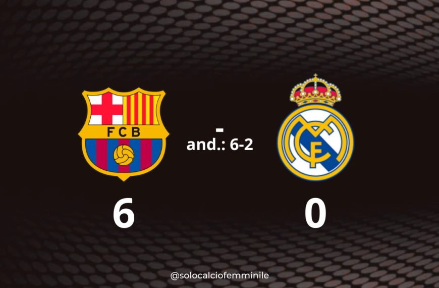 Barcellona-Real Madrid 6-0: blaugrana, al solito, implacabili