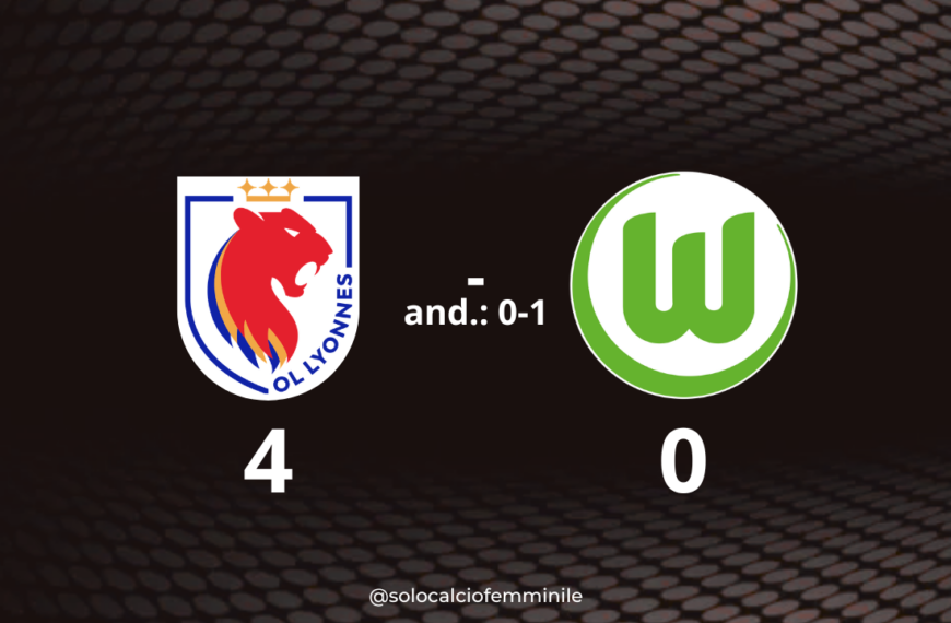 OL Lyonnes-Wolfsburg 4-0 d.t.s.: supplementari decisivi come nel 2018