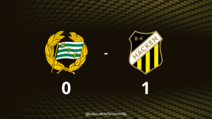 Hammarby-Häcken 0-1: primo atto alle giallonere