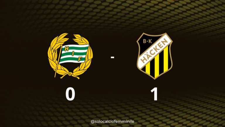 Hammarby-Häcken 0-1: primo atto alle giallonere