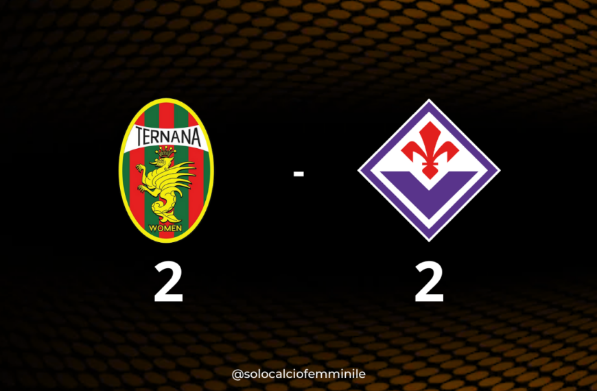 Ternana-Fiorentina 2-2: gol e spettacolo a Narni, a Pirone e Regazzoli rispondono Cherubini e Filangeri