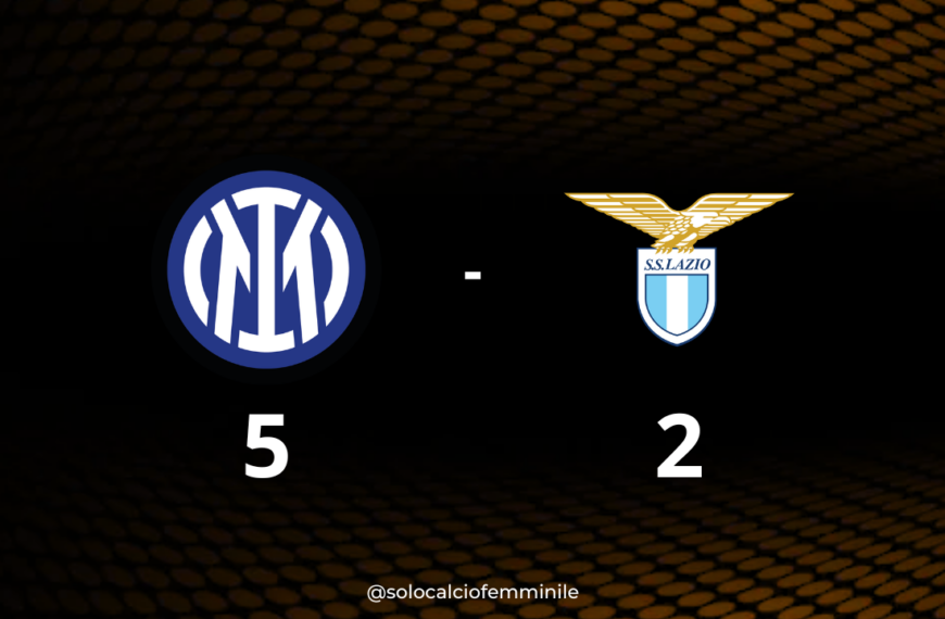 Inter-Lazio 5-2: non bastano Le Bihan e Oliviero per la rimonta
