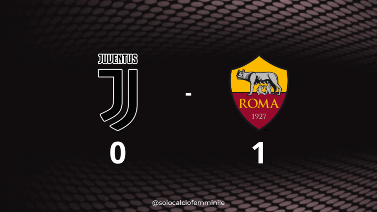 Juventus-Roma 0-1: doppietta giallorossa!
