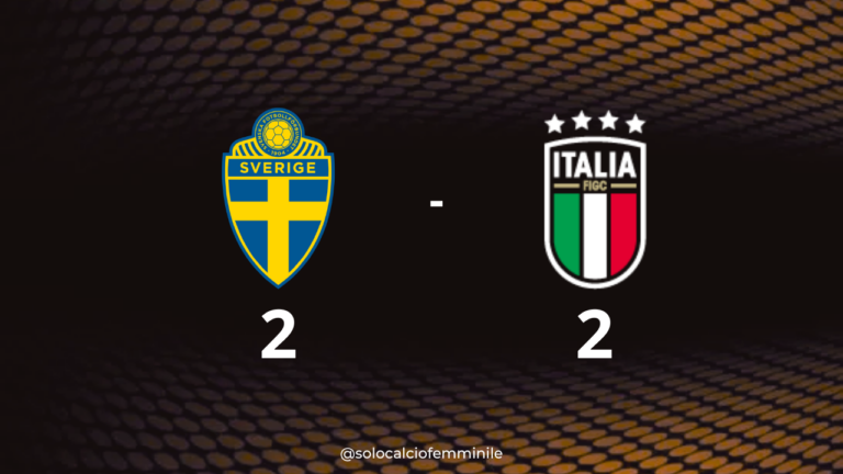 Svezia-Italia 2-2: Azzurre ai playoff