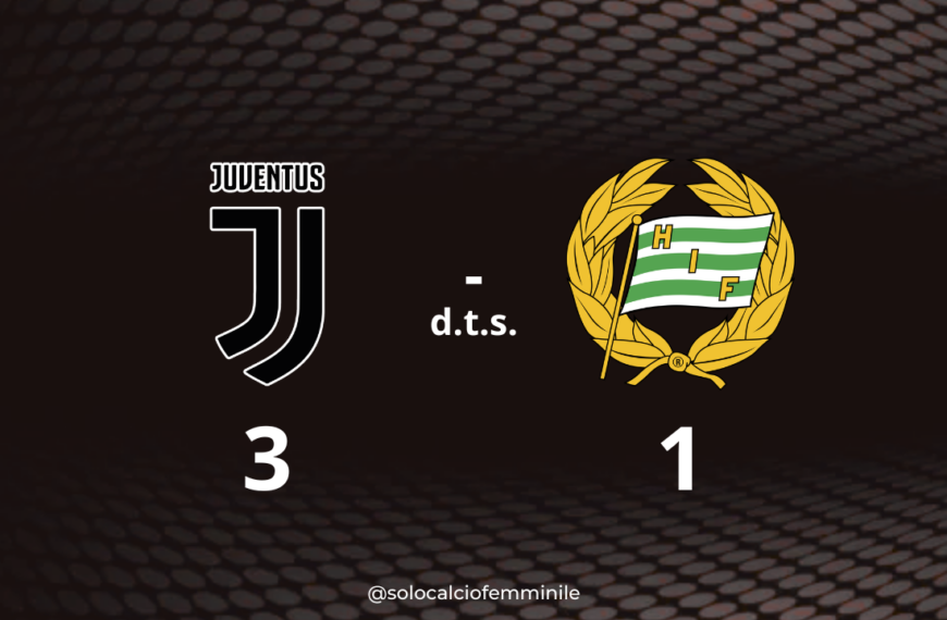 Juventus-Hammarby 3-1 d.t.s.: bianconere al turno successivo