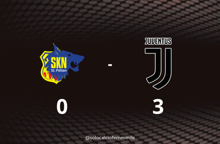 St. Pölten-Juventus 0-3: bianconere in vantaggio per la League Phase