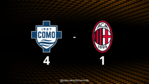 Como 1907-Milan 4-1: vittoria pesantissima per le lariane
