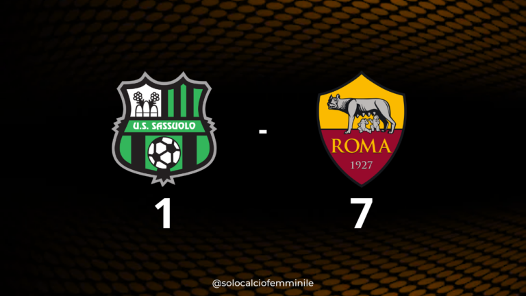 Sassuolo-Roma 1-7: che sorpresa, sarà di nuovo finale con la Juve!