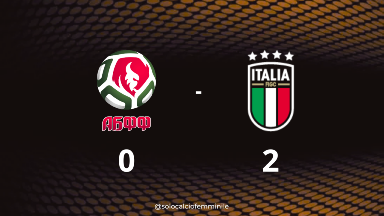 Bielorussia-Italia 0-2: Piemonte e Polli, Azzurre avanti in vista del ritorno