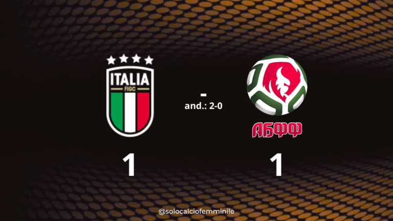 Italia-Bielorussia 1-1: col brivido al Round 2