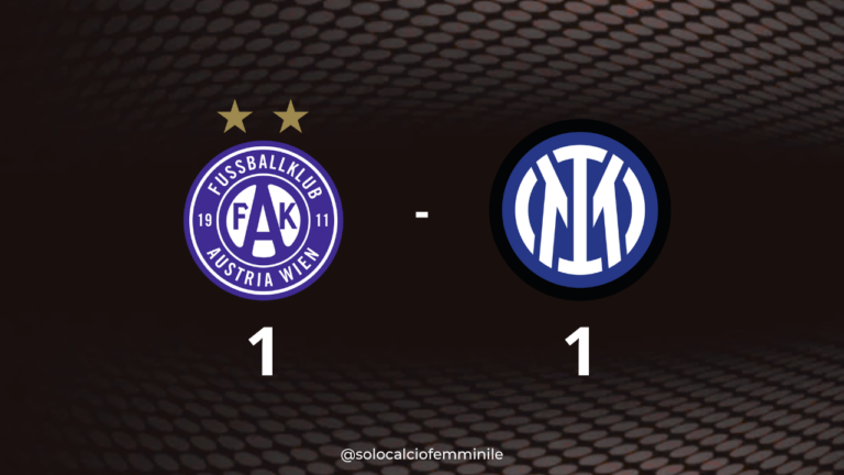 Austria Vienna-Inter 1-1: Andrés all'ultimo secondo salva la serata
